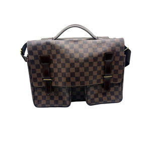 Louis Vuitton Broadway Ebene Brown Damier Handbag